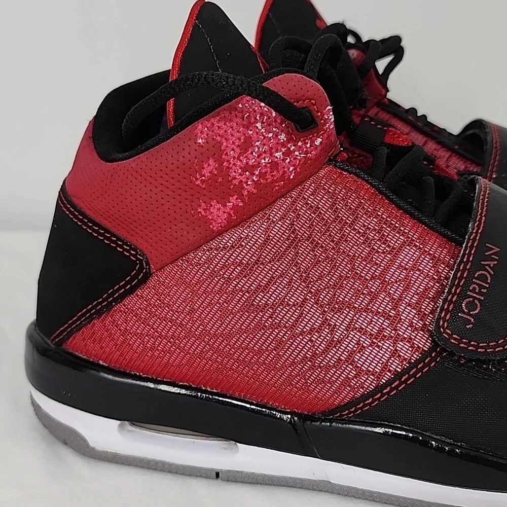 Nike Air Jordan Flight Club 90 / Black Red Rouge US‎ Size 6.5Y / 602662-601
